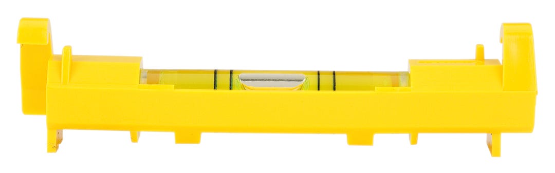 Plastic Line Level, 1 Vial, 3 3/32-in.