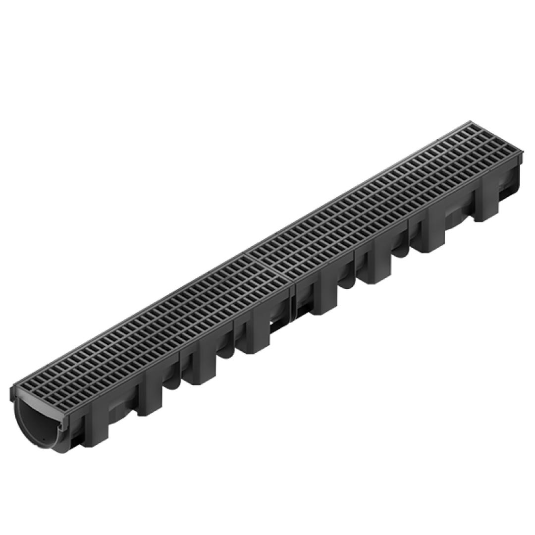 Linear channeltop X with mesh grate