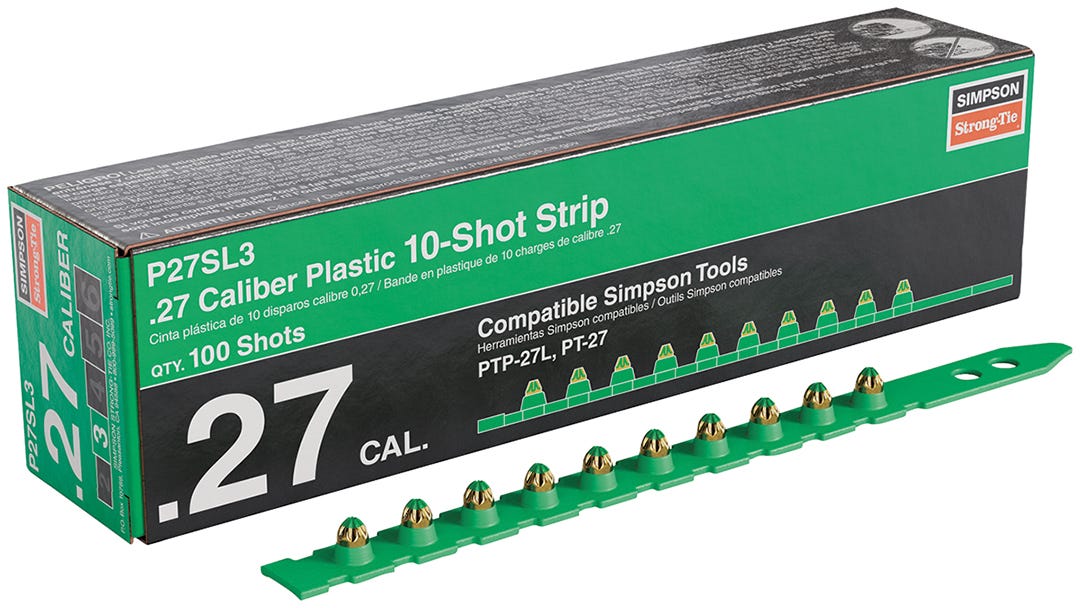 Load Strip Shot Green, Caliber27, 100/Pack