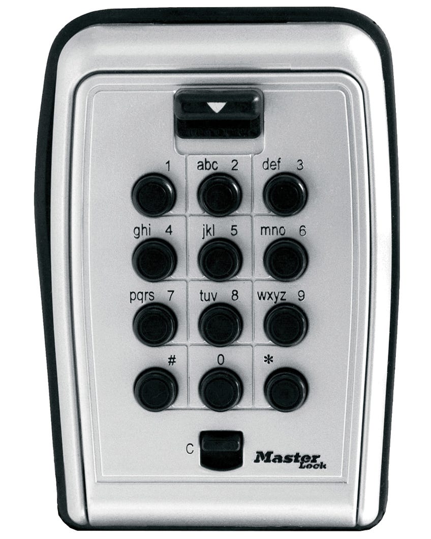Lock Box Wall Mount with Push Button