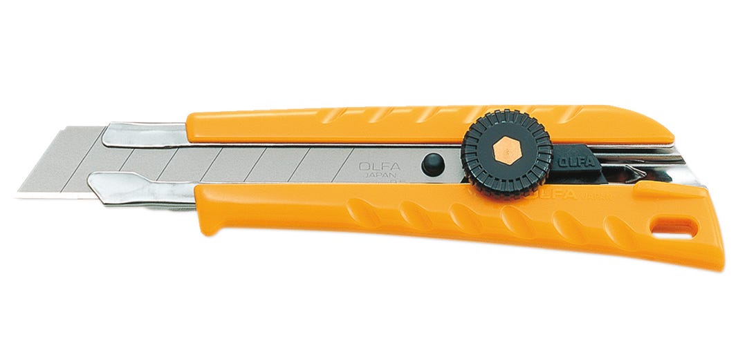 Heavy Duty Lock Utility Knife #L1, 18mm