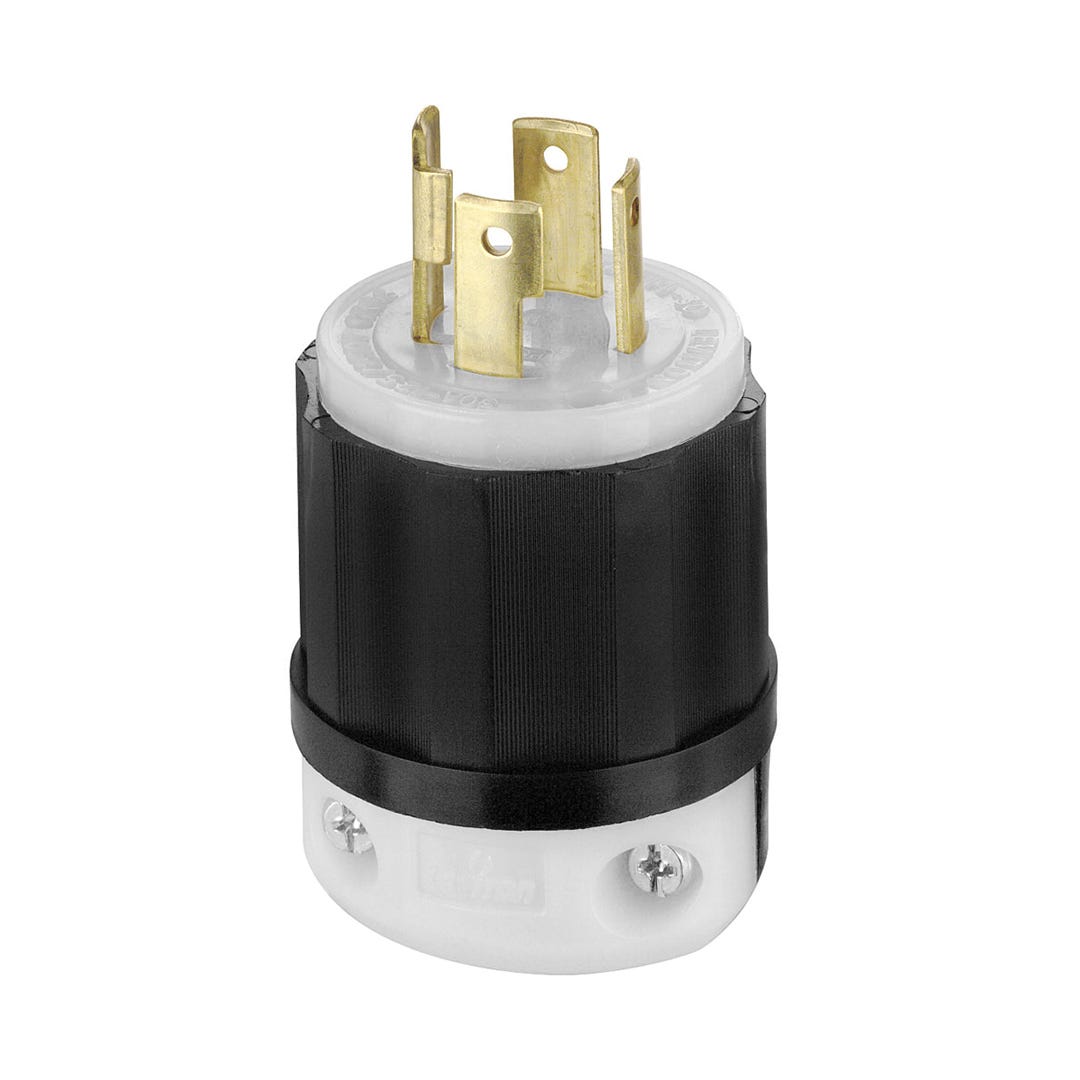 Locking plug - 3 poles / 4 wires
