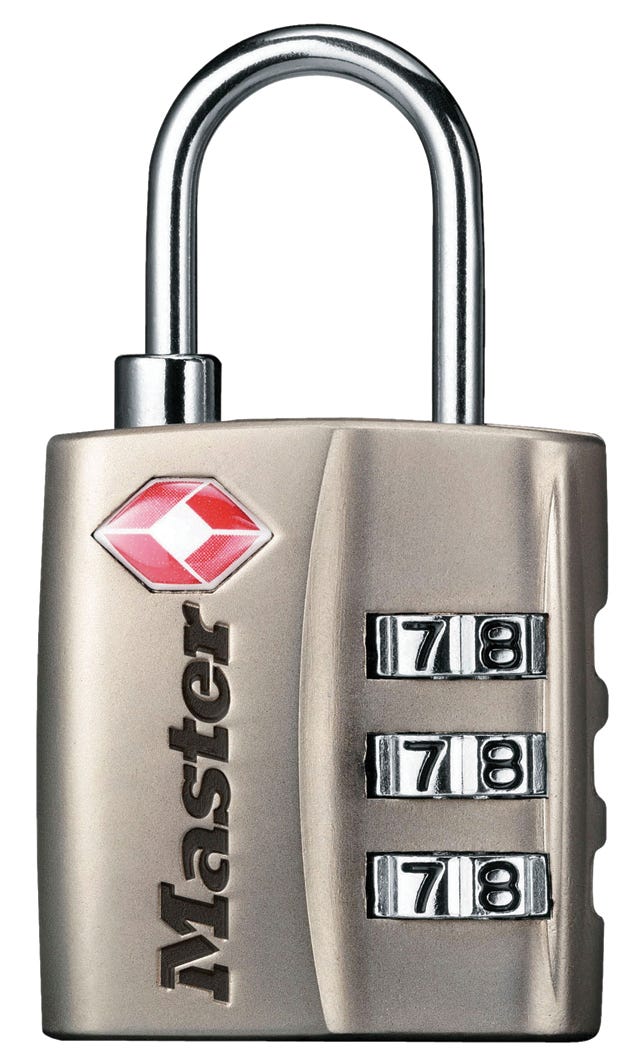 Luggage Lock Resettable Combination PadLock