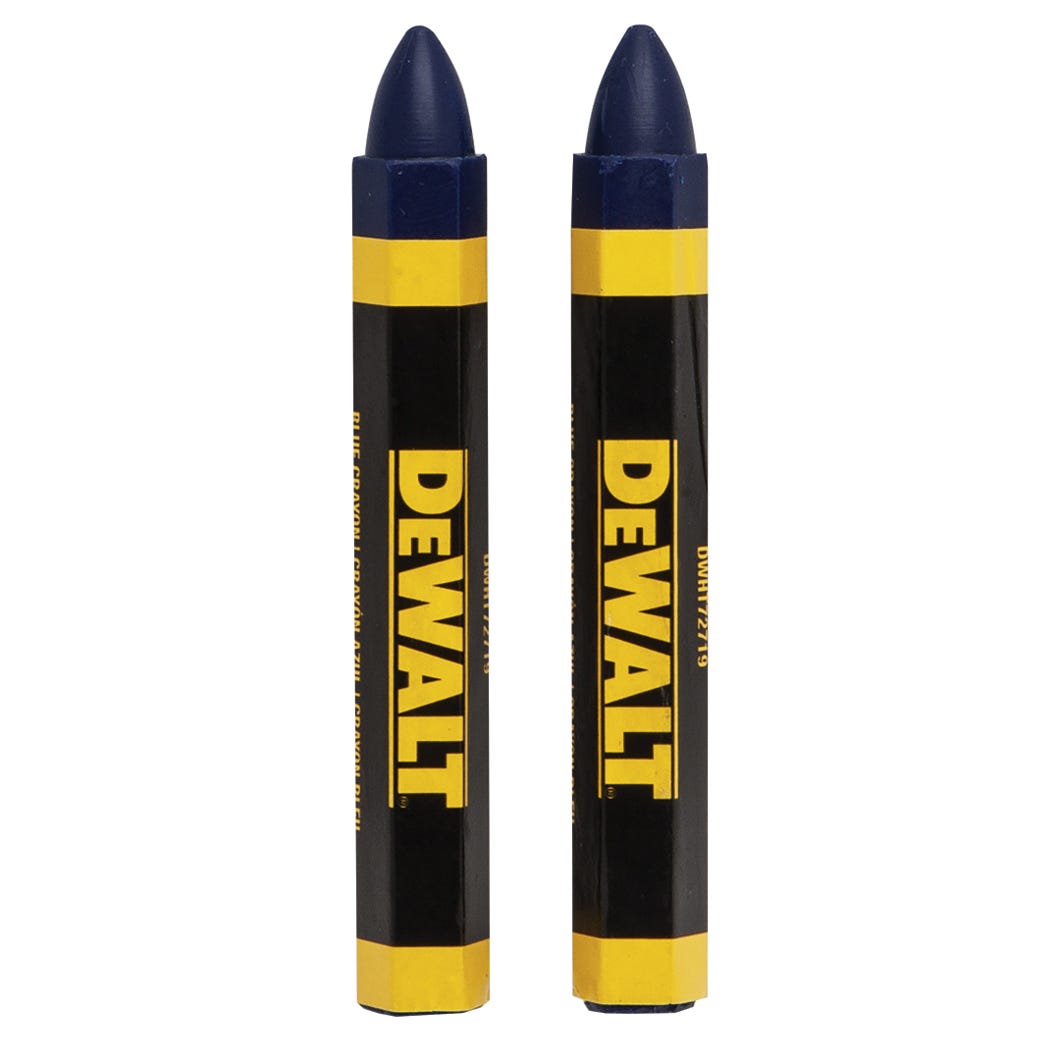 Lumber crayon blue