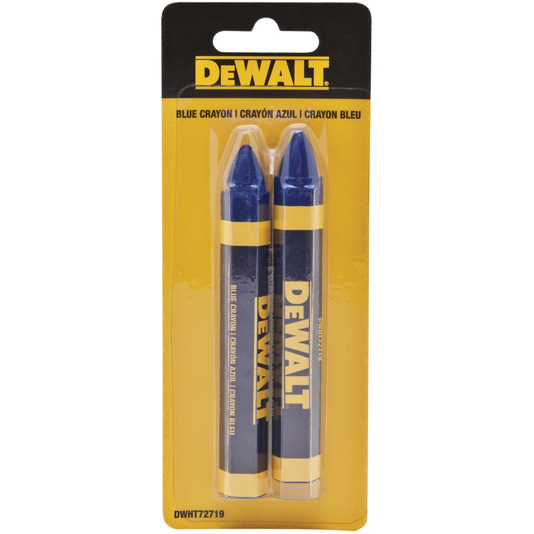 Lumber crayon blue