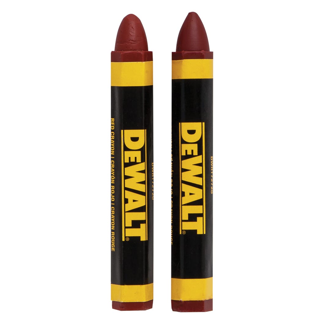 Lumber crayon red