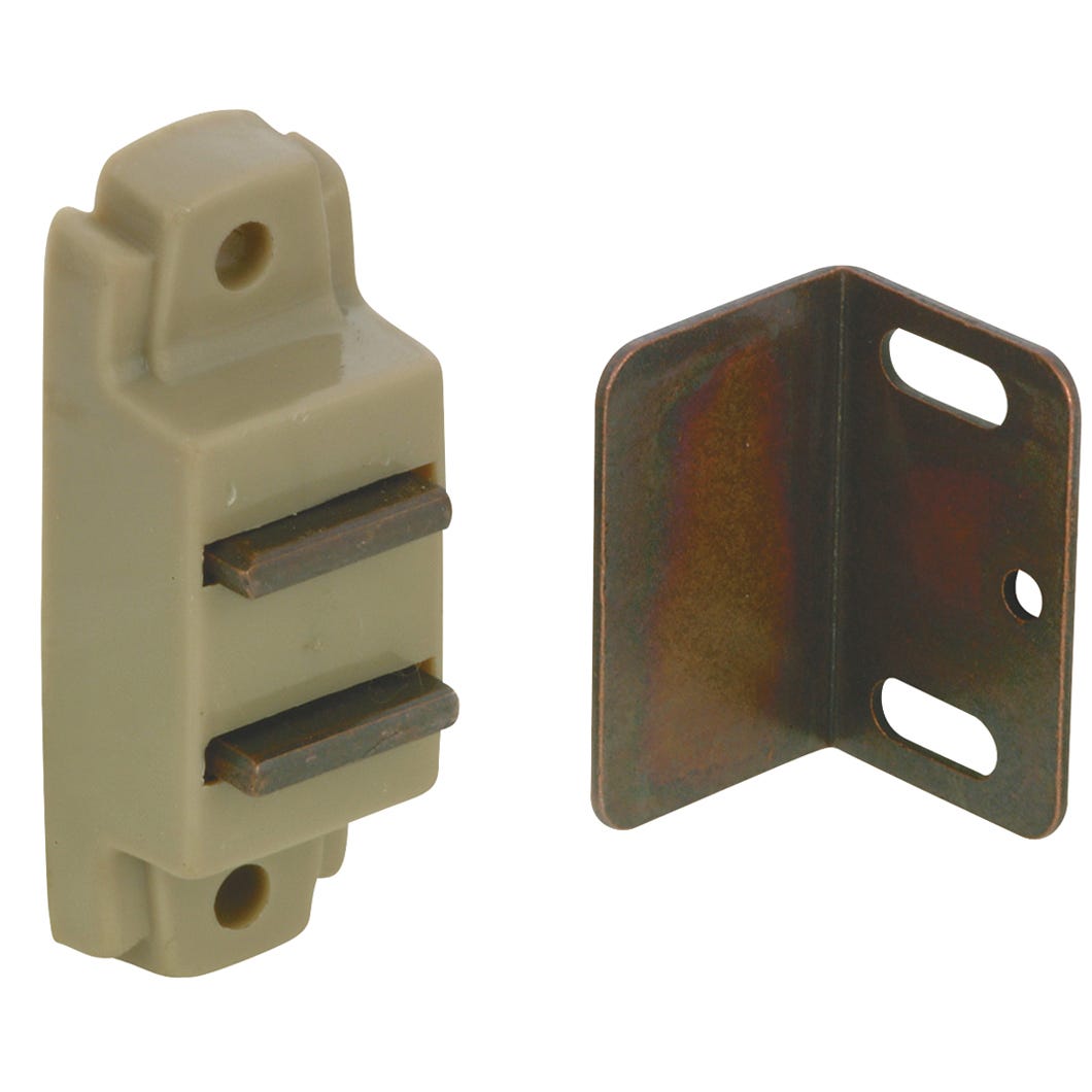 Magnetic latch plastic