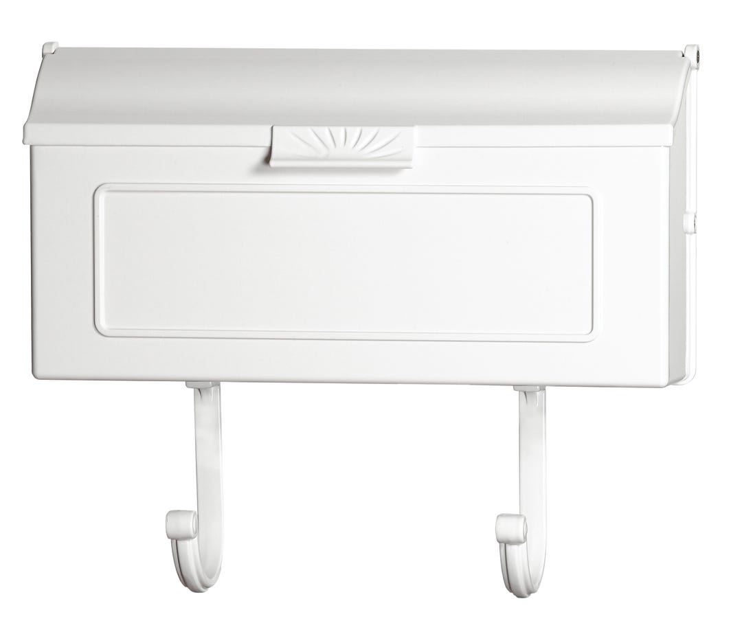 Classic Style Mailbox, White
