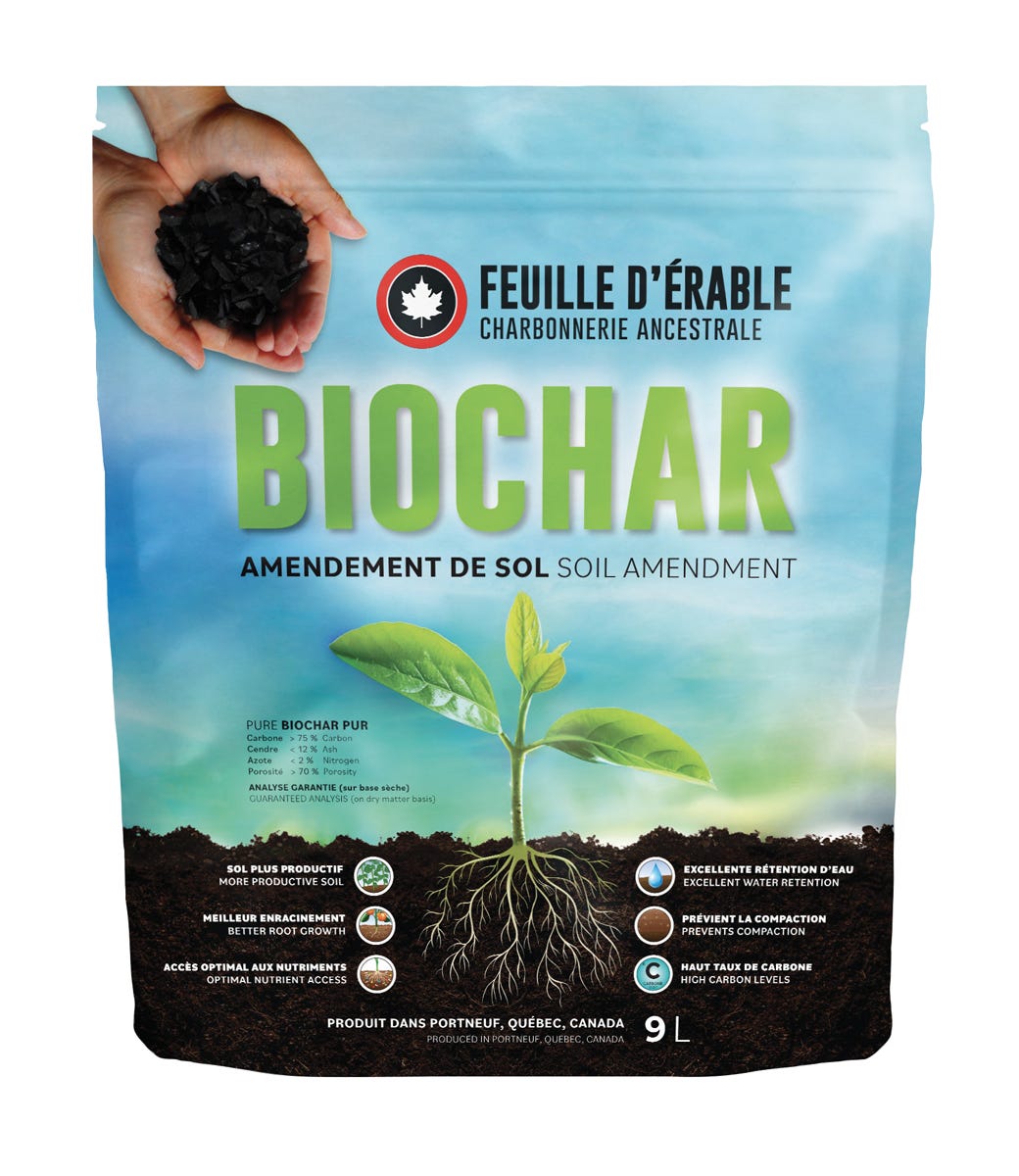 Maple leaf Biochar