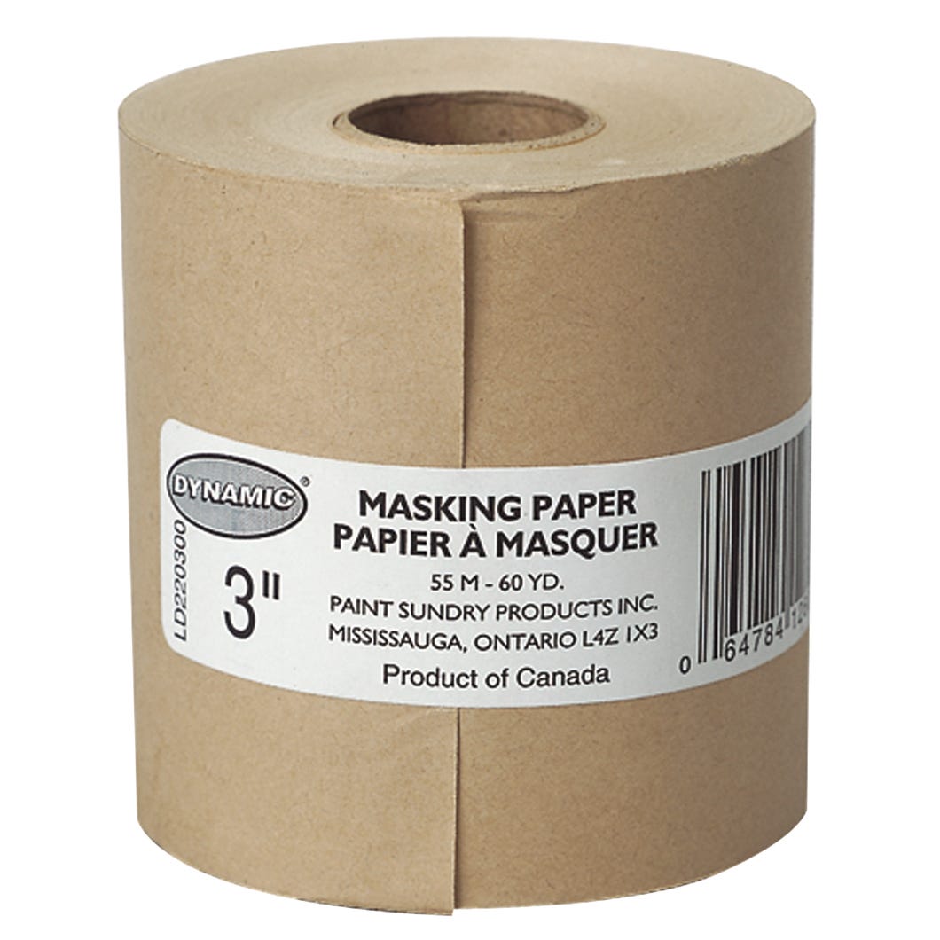 Masking paper 3 in x 180 ft