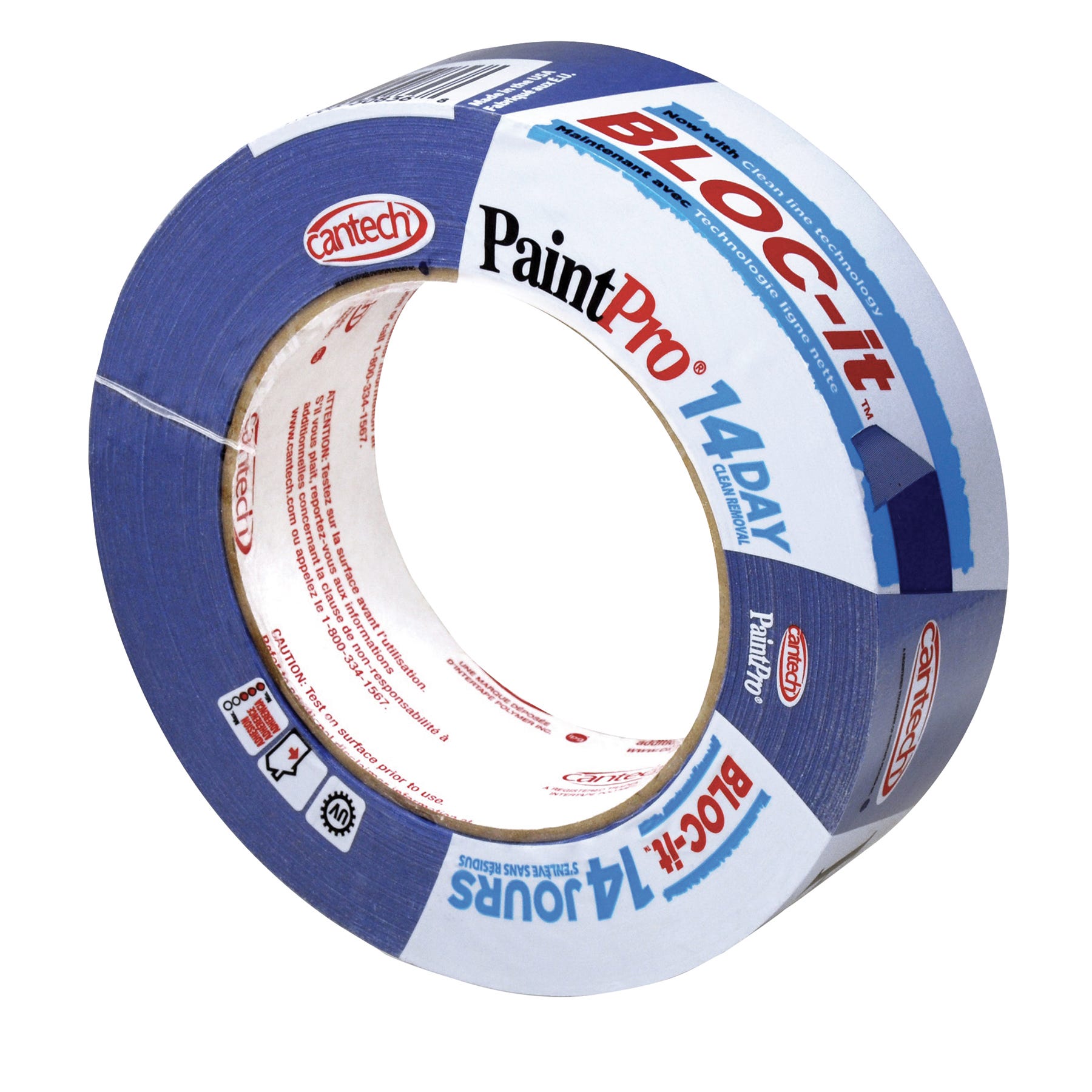 Masking Tape, Bloc-It, 36mm X 55M, Blue