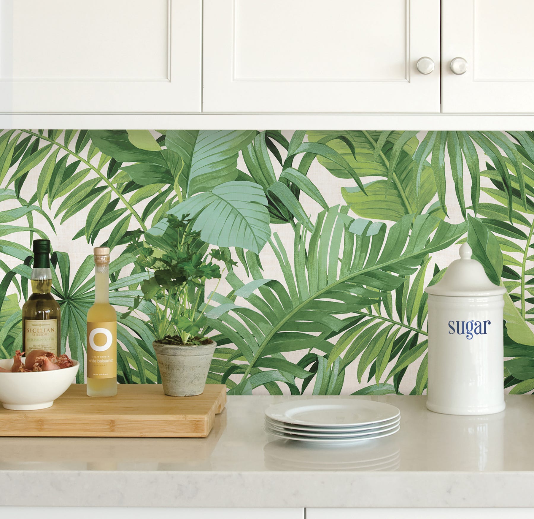 Mavi Peel & Stick Wallpaper, Green