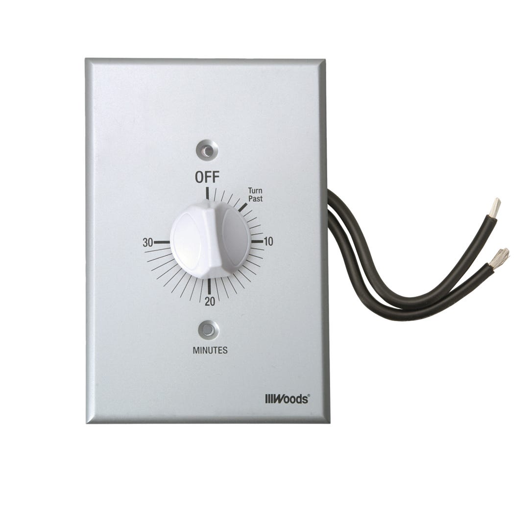 Mechanical timer in-wall - countdown : 30 min