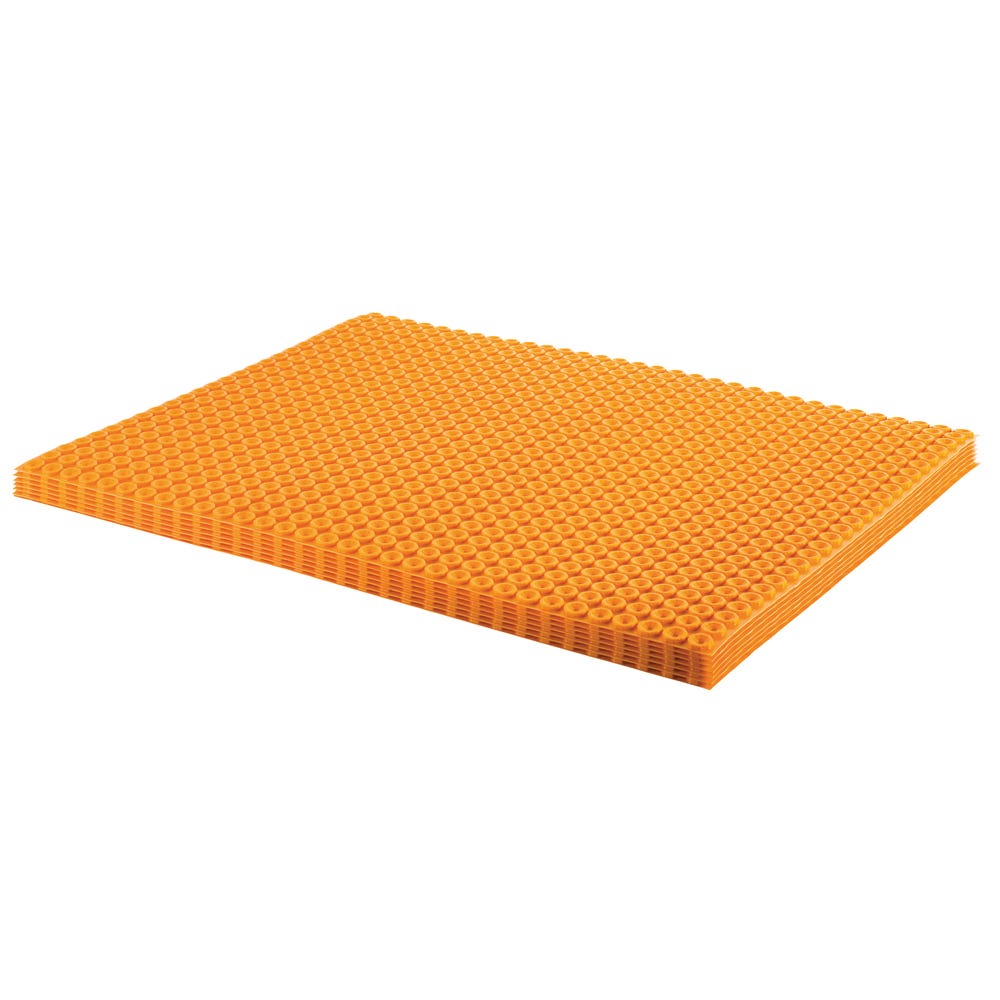 DITRA-HEAT Uncoupling Membrane for Electric Floor Heating Cables, 3ft. 2-5/8 in. x 2 ft. 7-3/8 in.