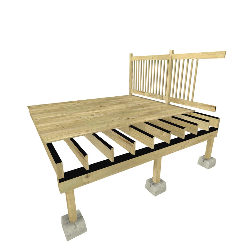 Membrane  - waterproof protection for joists - 4 in x 75 ft