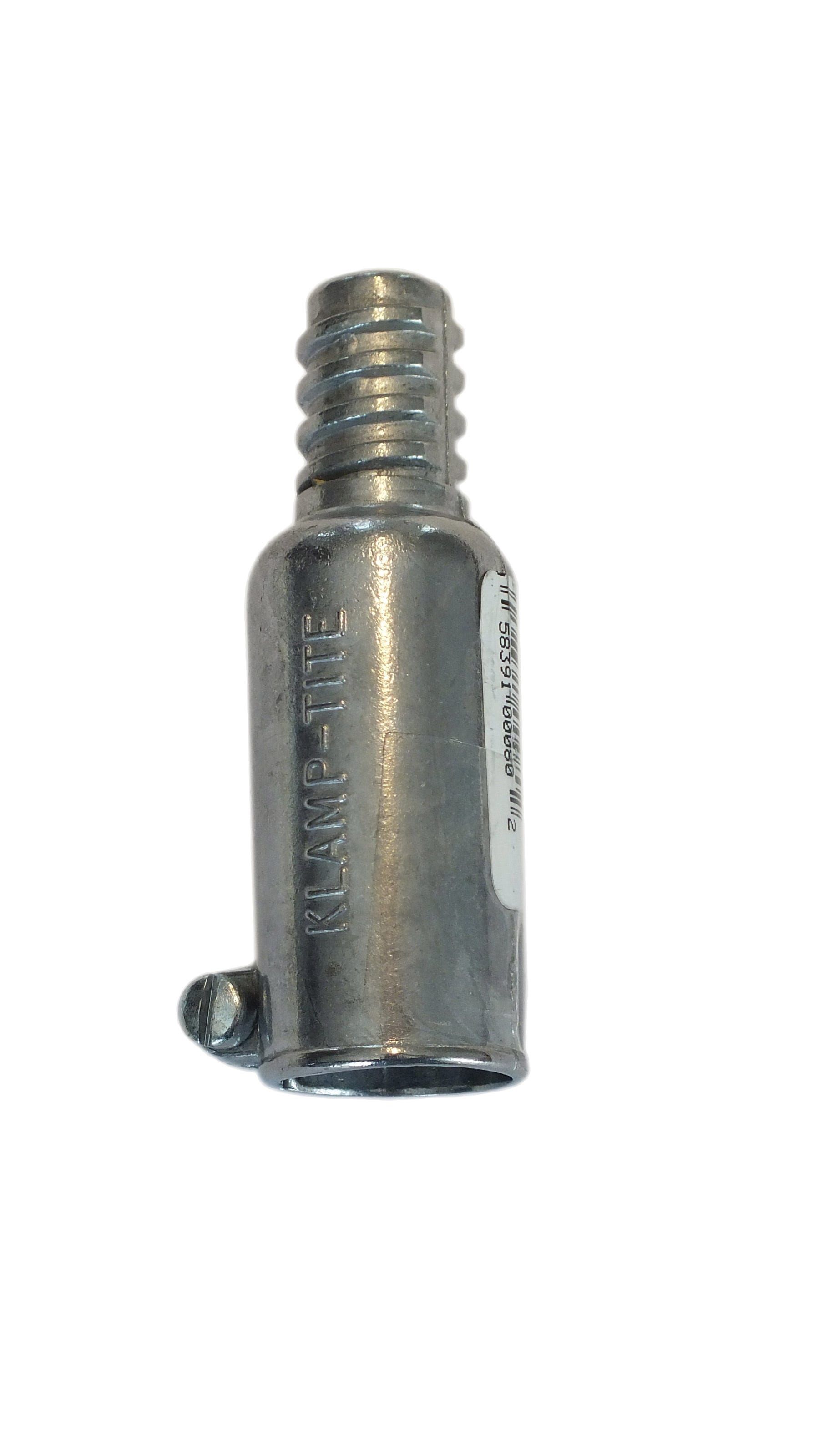 Metal adaptor for broom handle
