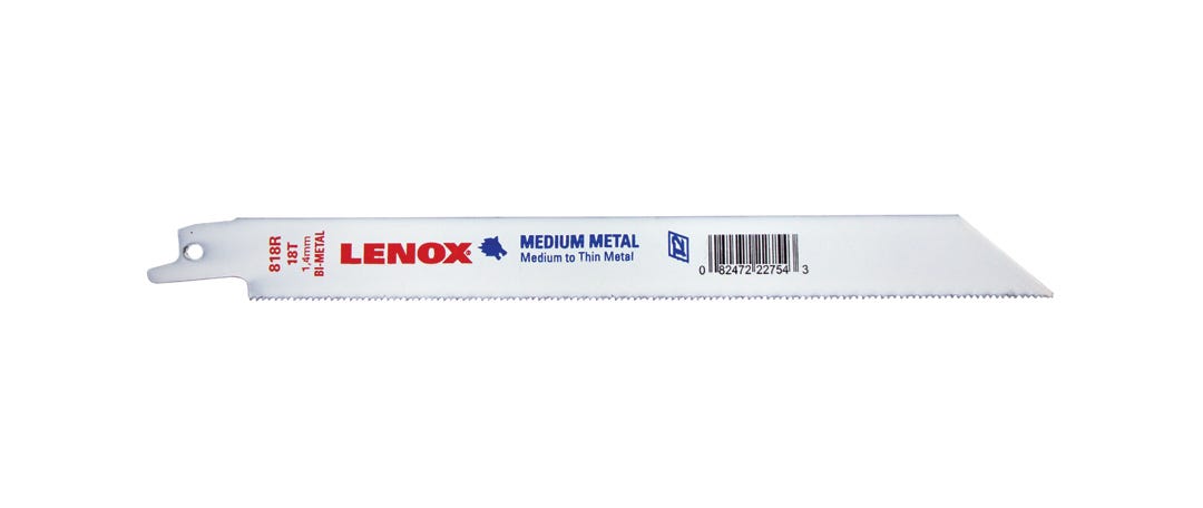 Metal Cutting Reciprocating Saw Blade, 18 TPI