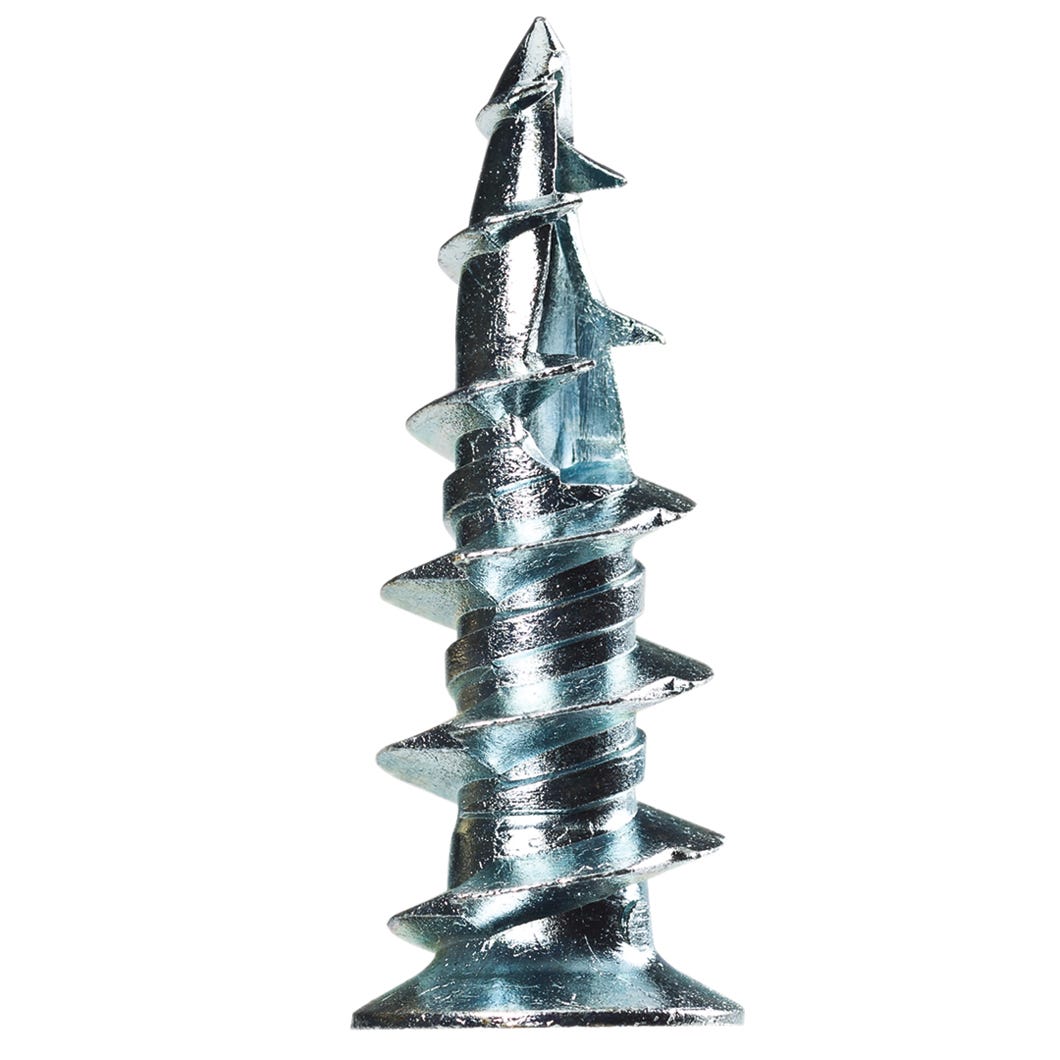 WALLDRILLER Drywall Anchor, #8L, + Screws x 1-1/4 in., 10/Pack