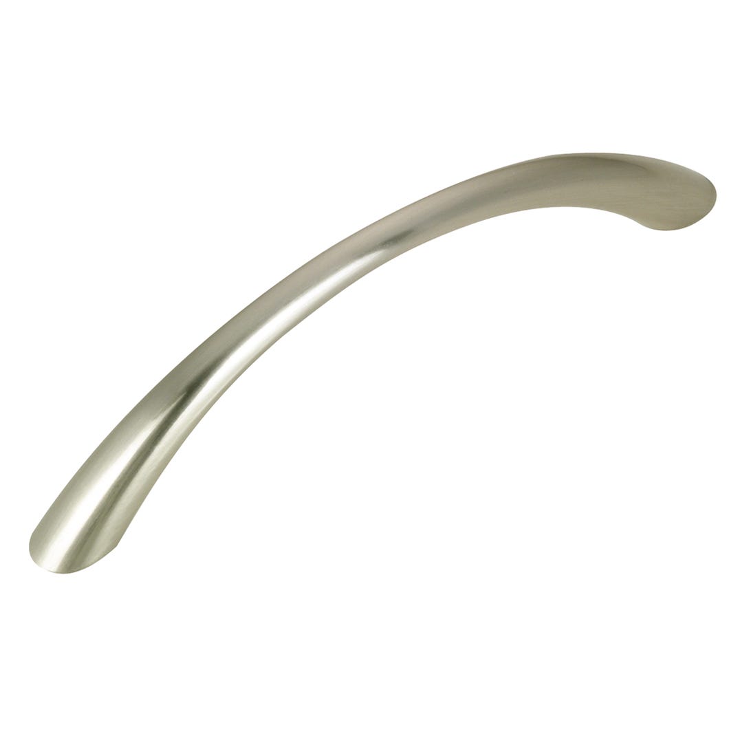 Metal Handle, Brushed Nickel, 96 mm