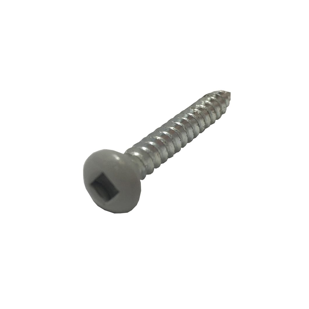 Metal Screw Gray Pan Head, Square Drive #6 X 5/8-in., 100/Pack