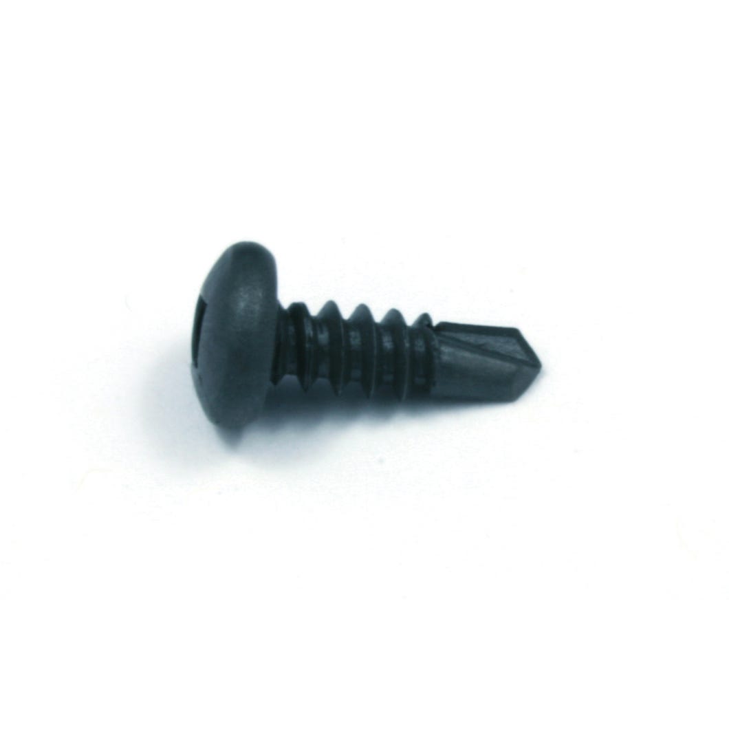 Metal Screw, Pan Head, Black Phosphat E- Square Drive, #8 X 1/2-in., 100/Pack