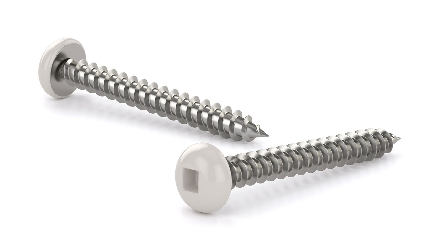 Metal Screw withe Pan Head, Square Drive #8 X 3/4-in., 10/Pack