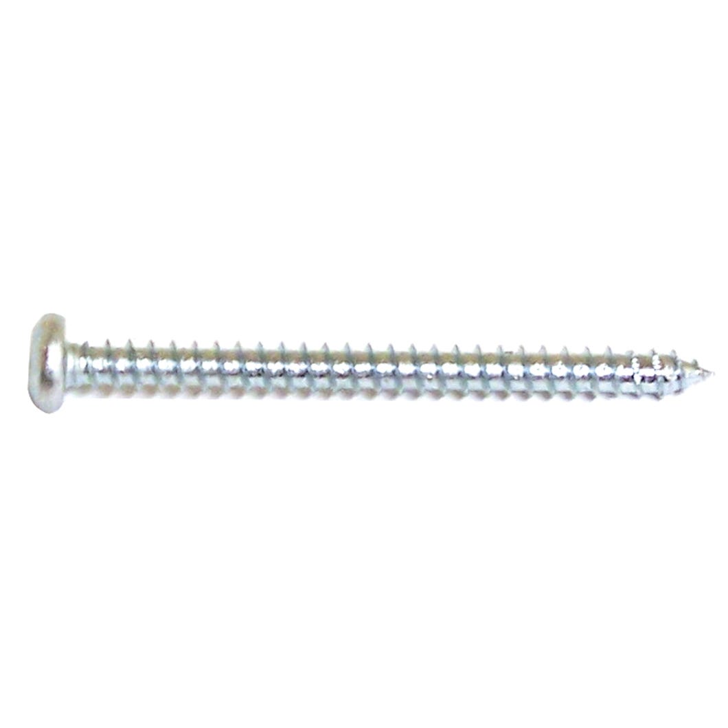 Metal Screw, Zinc Plated, Pan Head, Square Drive, #8 X 3-in., 100/Pack