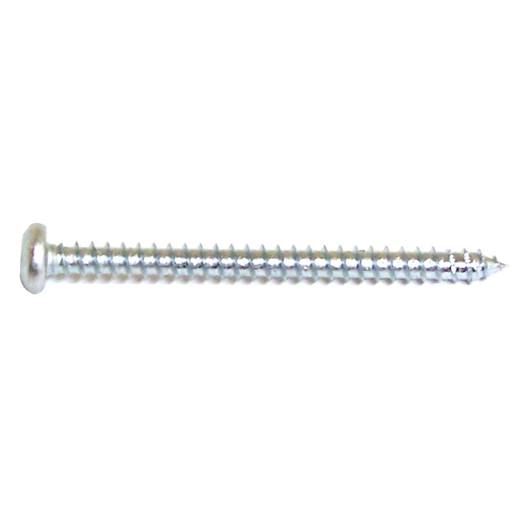 Metal Screw, Zinc Plated, Pan Head, Square Drive, #8 X 2 1/2-in., 100/Pack