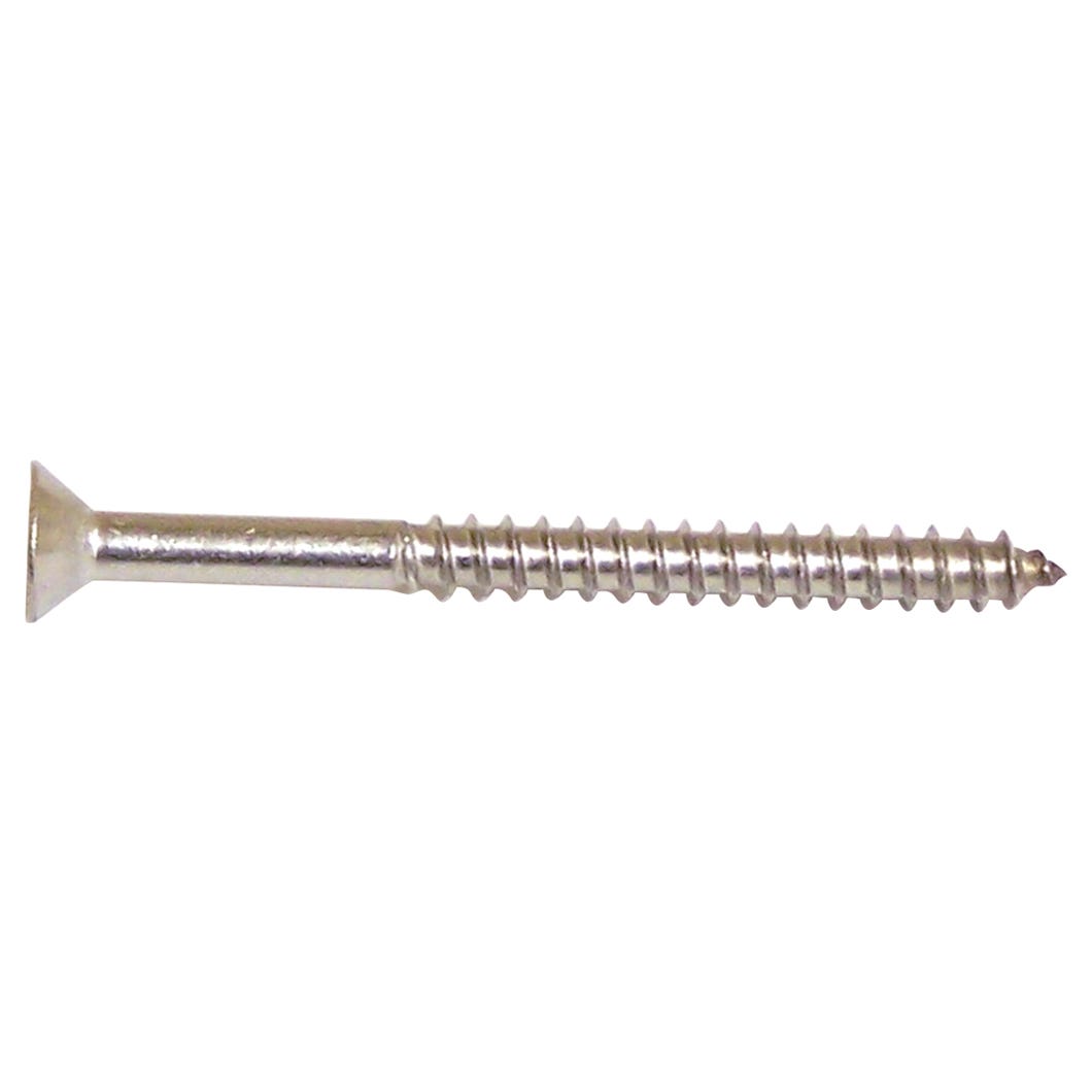 Metal Screw Flat Head, #8 X 2 1/2-in., 3/Pack