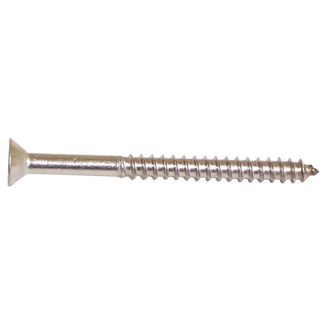 Metal Screw Flat Head, #8 X 2-in., 4/Pack