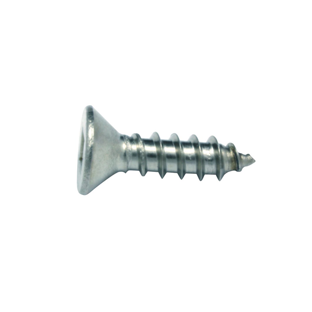 Metal Screw Flat Head, #8 X 3/4-in., 7/Pack