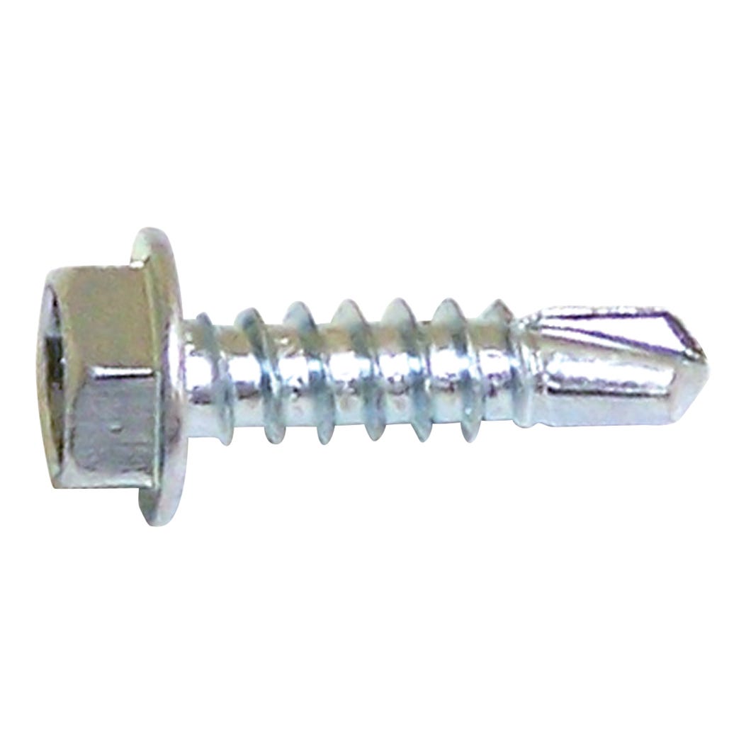 Hex. Head Metal Screw, 1/4 Washer, #8 X 3/4-in., 100/Pack