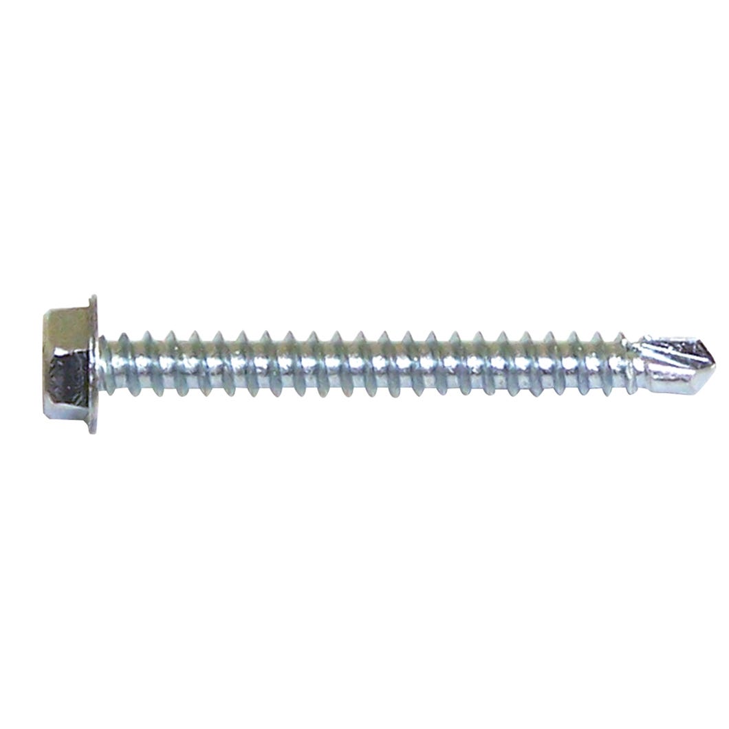 Hex. Head Metal Screw 3/8 Washer, #14 X 3-in., 100/Pack