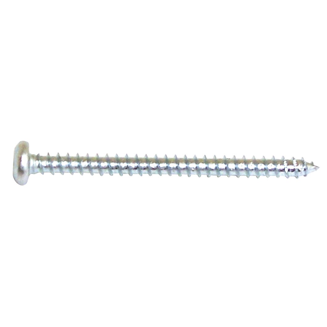 Round Head Metal Screw, #6 X 2-in., 100/Pack
