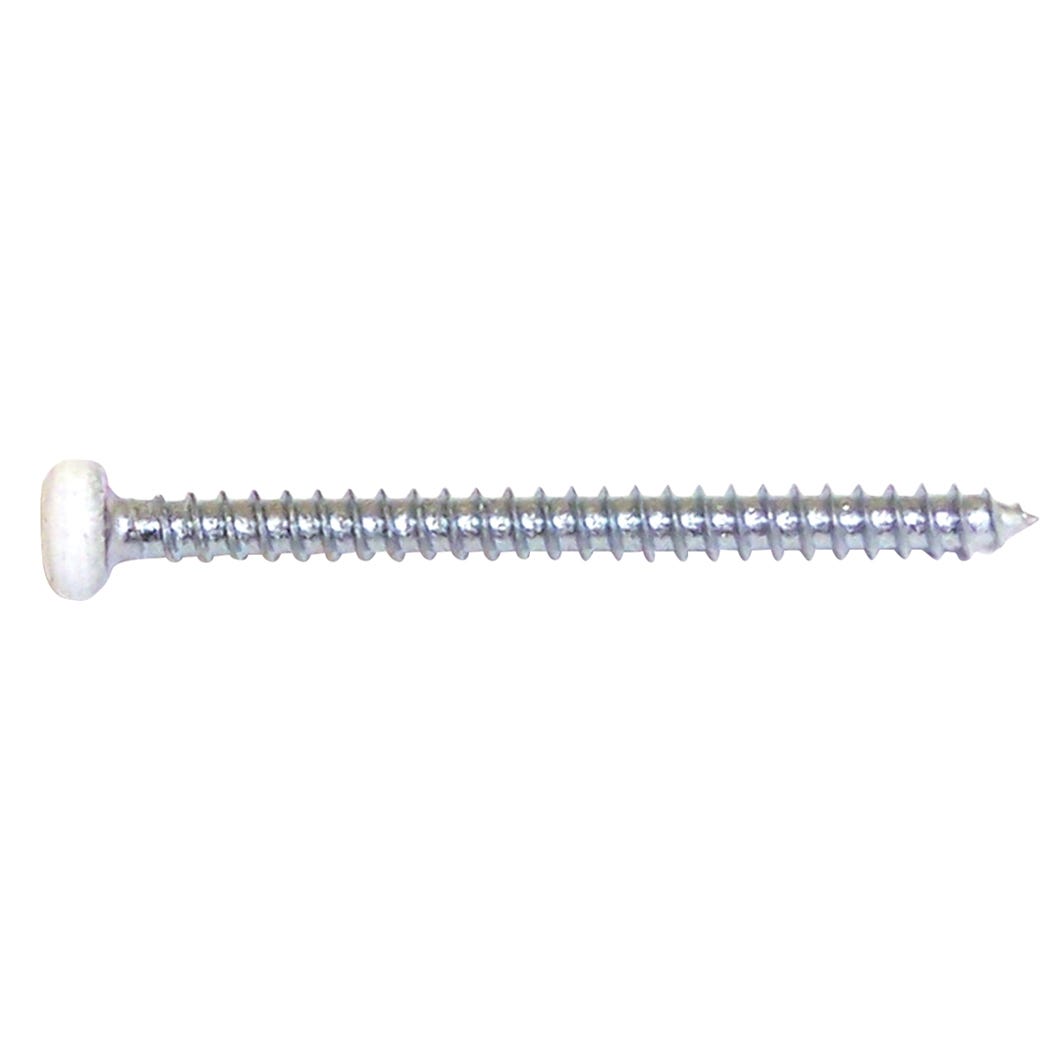 Round Head Metal Screw, #8 X 2-in., 100/Pack
