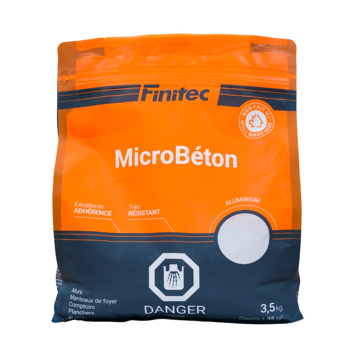 Microconcrete - 3.5 KG - aluminum