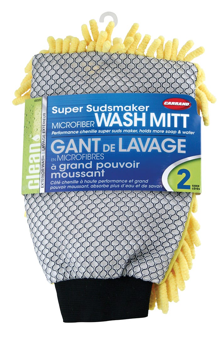 2-in-1 Microfiber Chenille Mitt