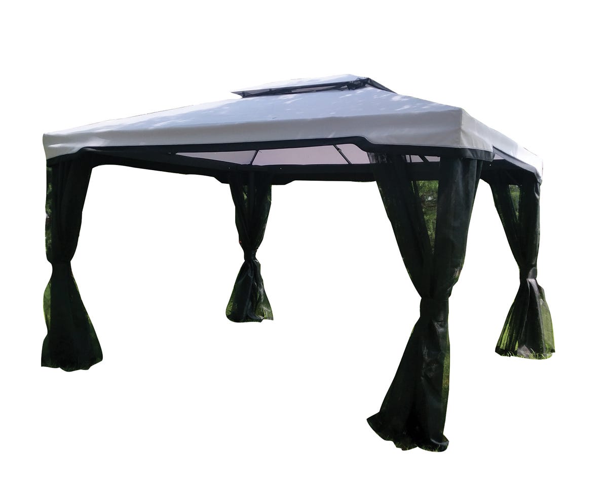 MILAN Gazebo with Mosquito Net, 10 ft. X 12 ft.