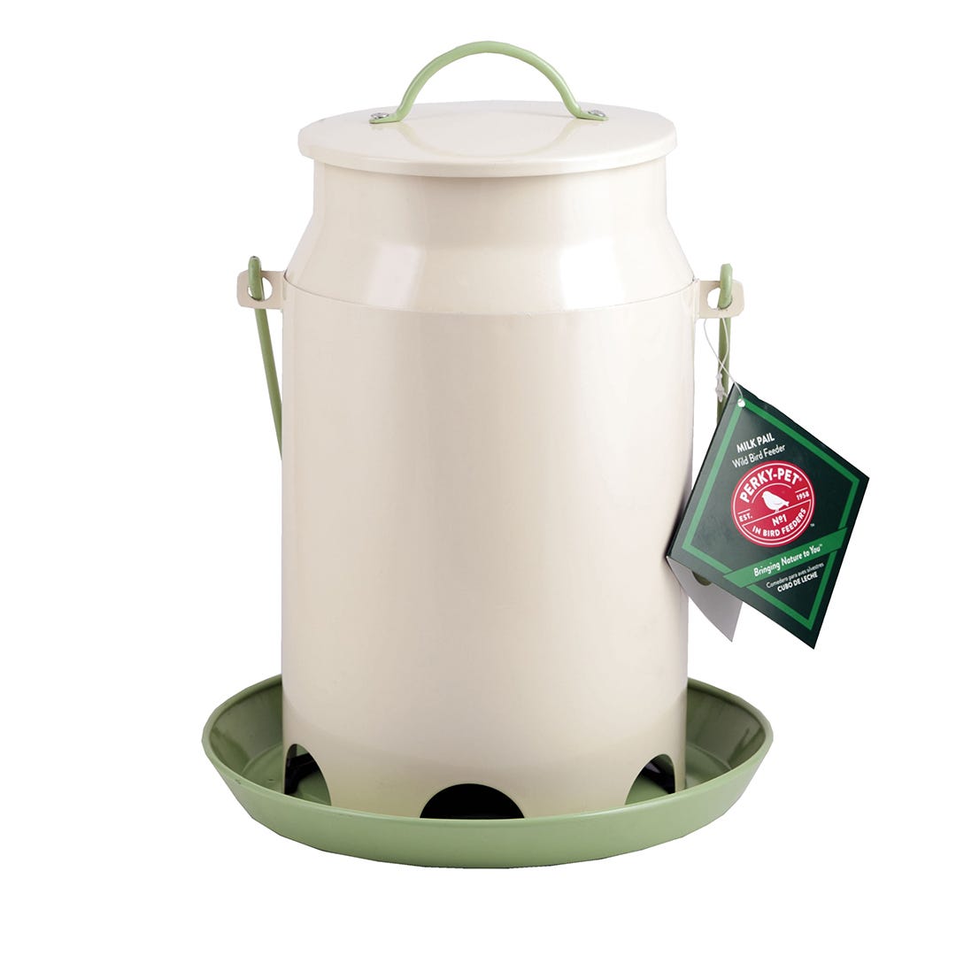 Perky-Pet Milk Pail Wild Bird Feeder