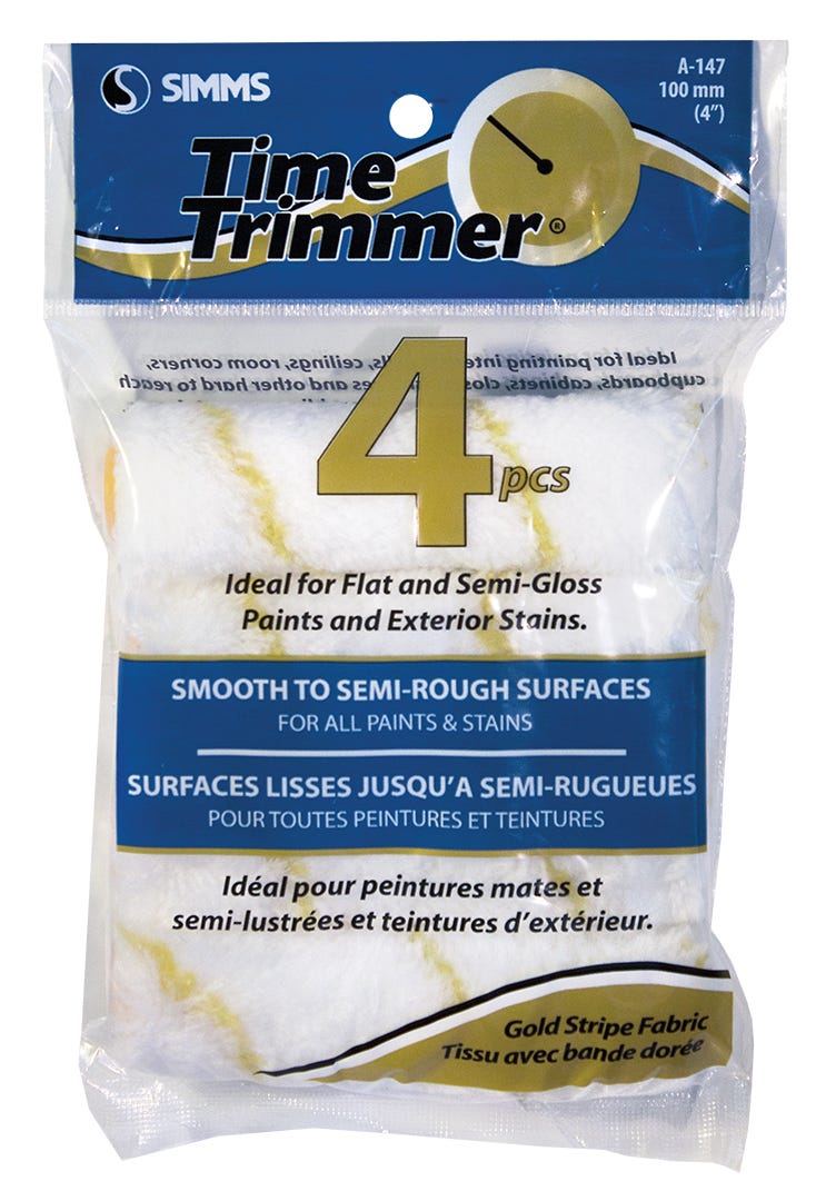 Mini-Roller Refill, Gold Stripe Fabric