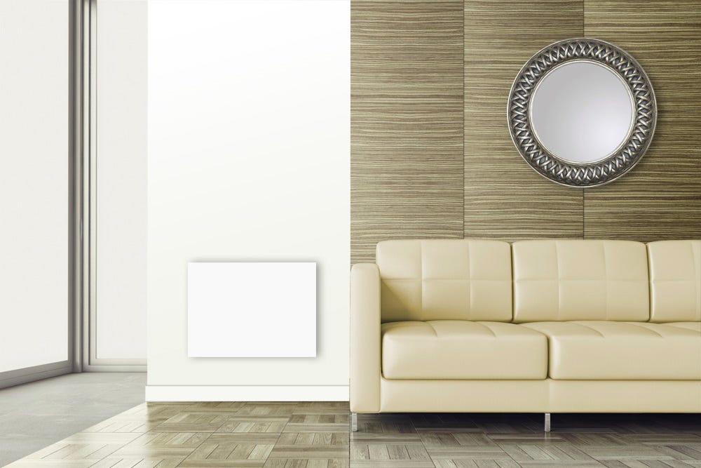 MIRAGE Convector Without Thermostat, 29 1/2 in., 1500W, White