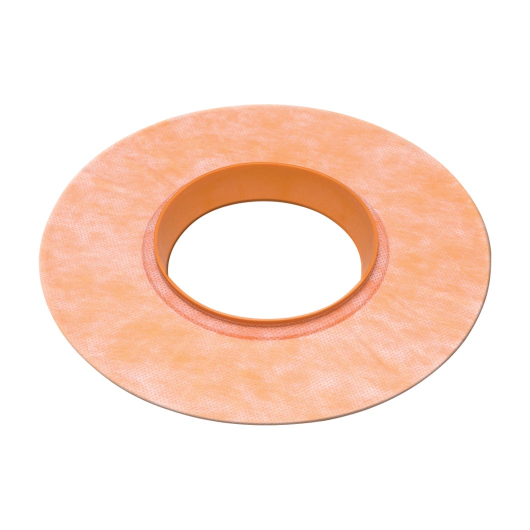 KERDI Mixing Valve Seal with Over-Molded Rubber Gasket, 4-1/2 in.