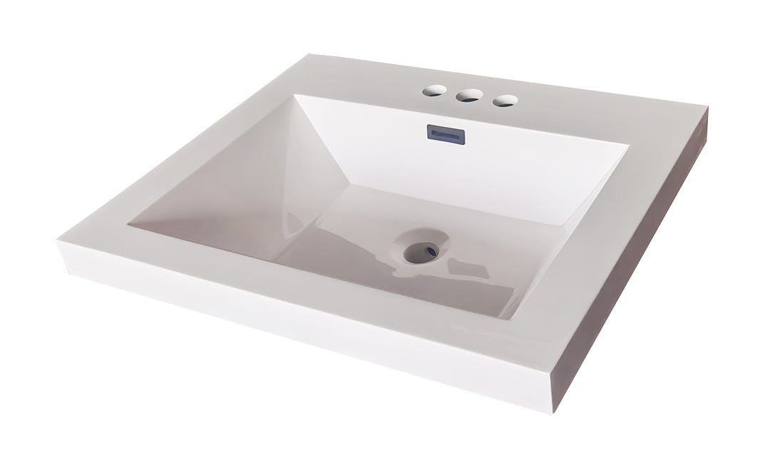 MODERN Cultured Marble, 24 in. X 19 in.