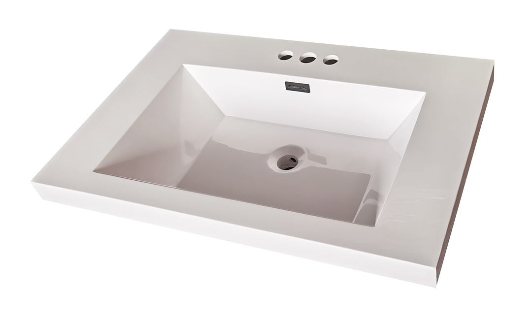 MODERN Cultured Marble, 30 in. X 19 in.