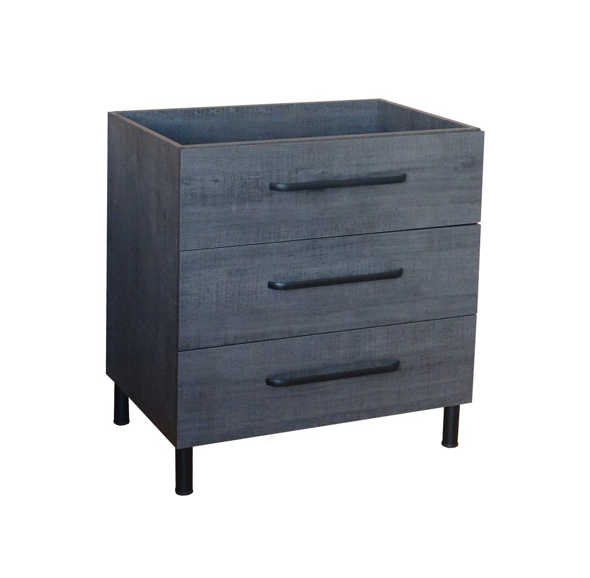Modern Vanity 3 Drawers 30-in. X 19-in., Oak Grey