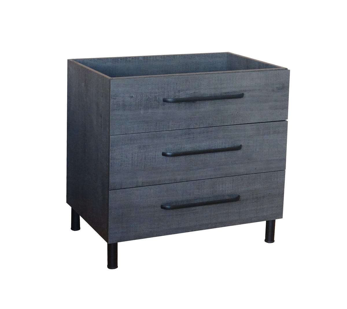 Modern Vanity 3 Drawers 36-in. X 19-in., Oak Grey