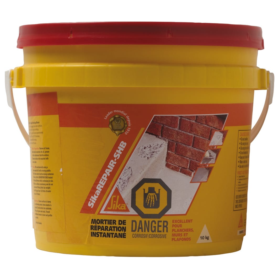 SIKA Mortar to Repair Resurface Concrete, 10 kg, Grey