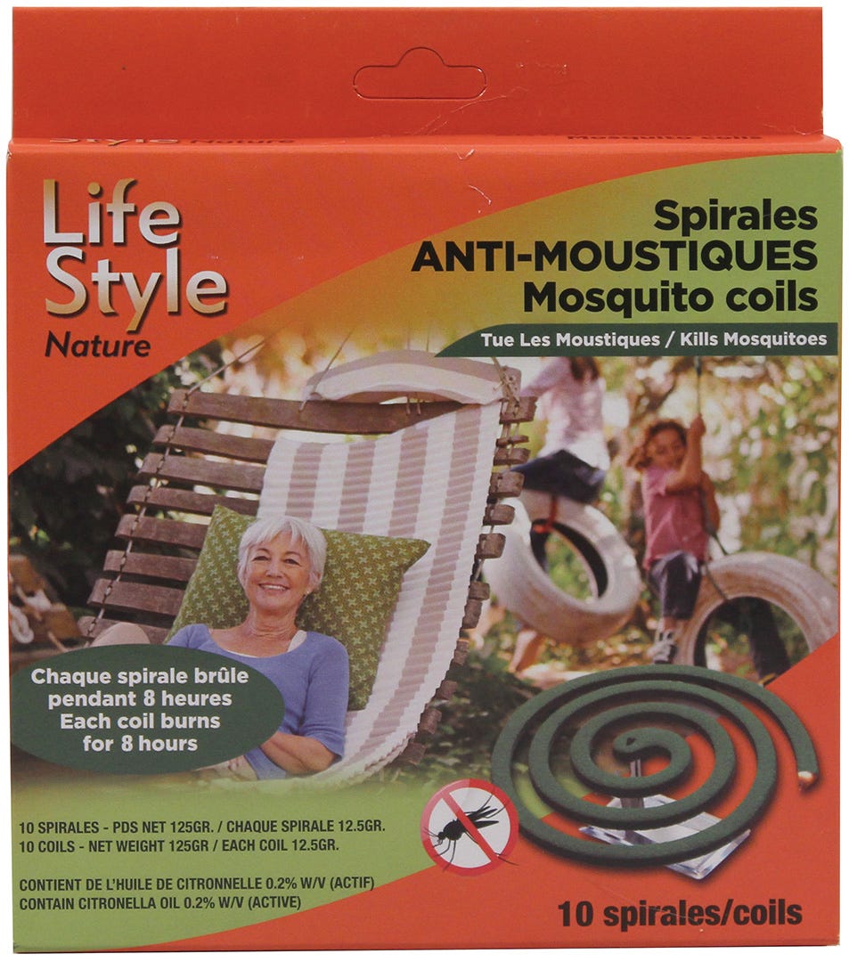 Mosquito Coils, Citronella, 10/Pk