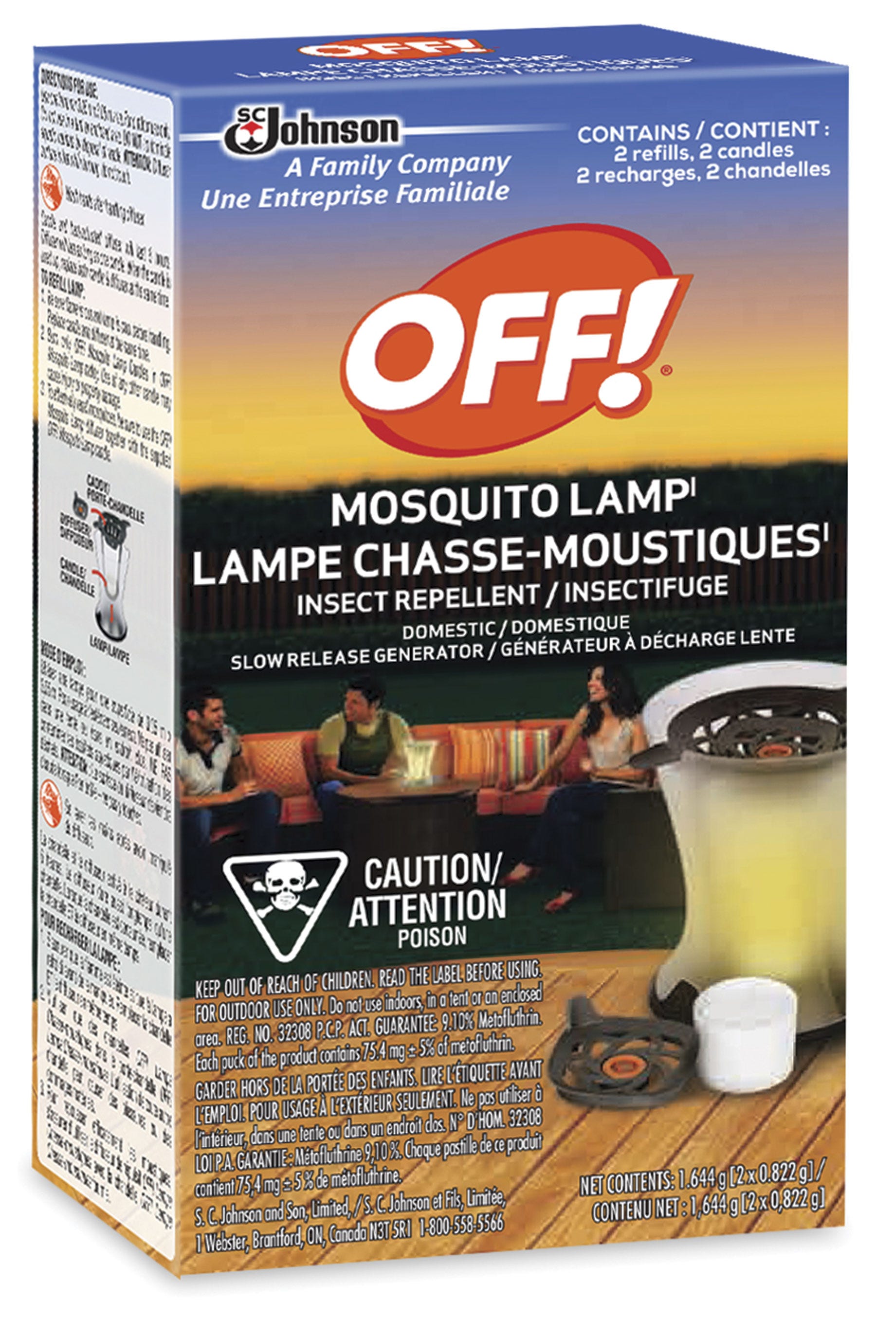Off Mosquito Lamp Refills, 2/Pk