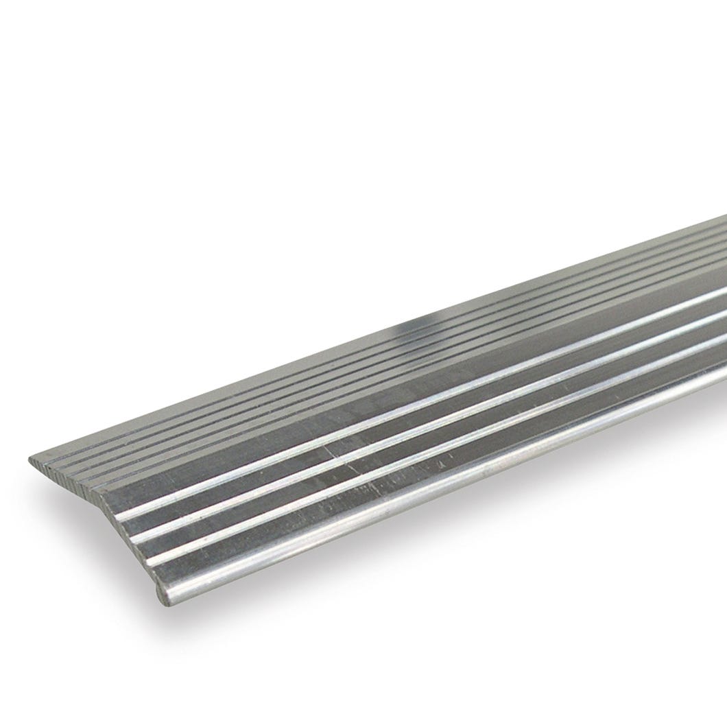 Moulding Bevelled Joiner Trim, 1 in. x 3/16 in. x 3 ft., Silver